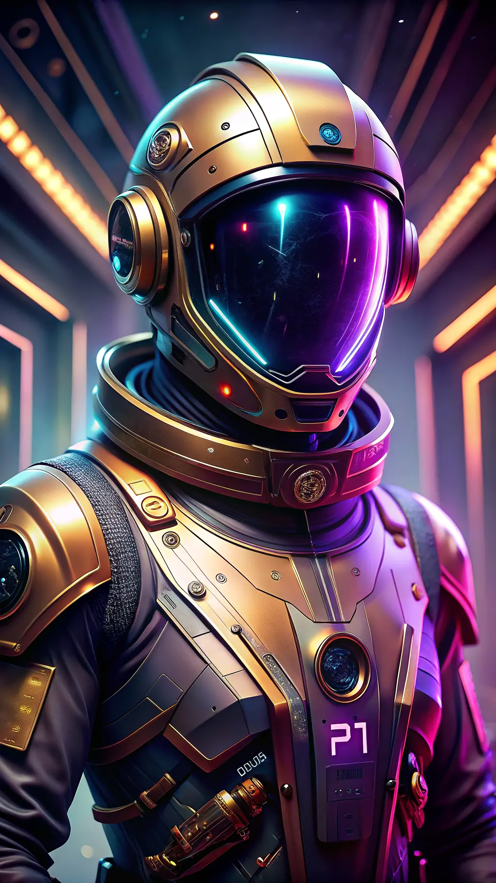 Cosmic artwork from the Project 14 universe