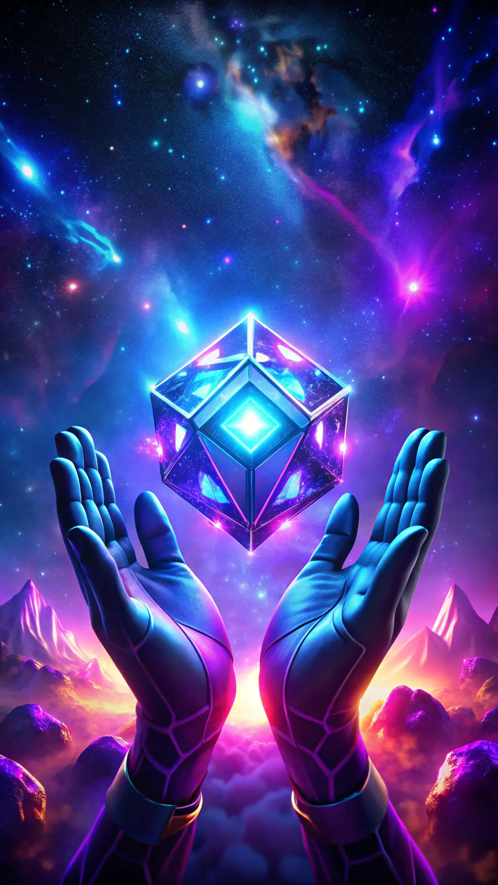 Cosmic artwork from the Project 14 universe