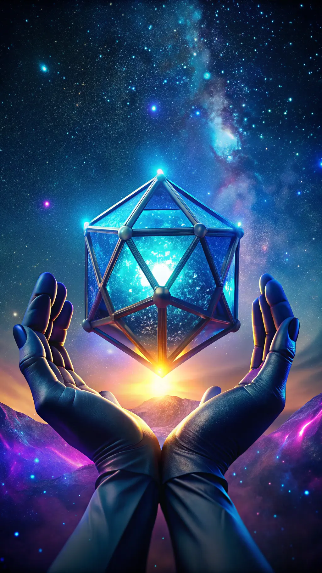 Cosmic artwork from the Project 14 universe